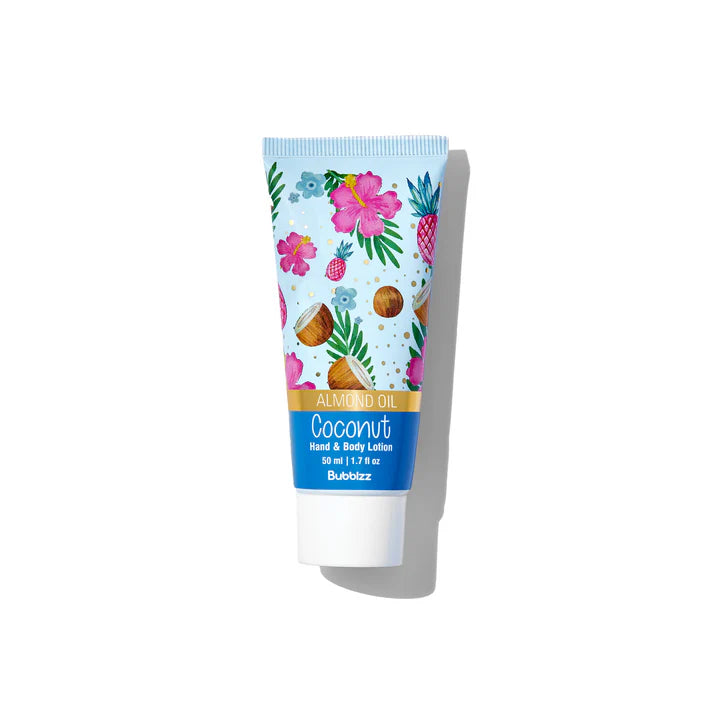 Bubblzz Coconut Travel Size Hand & Body Lotion 50 Ml