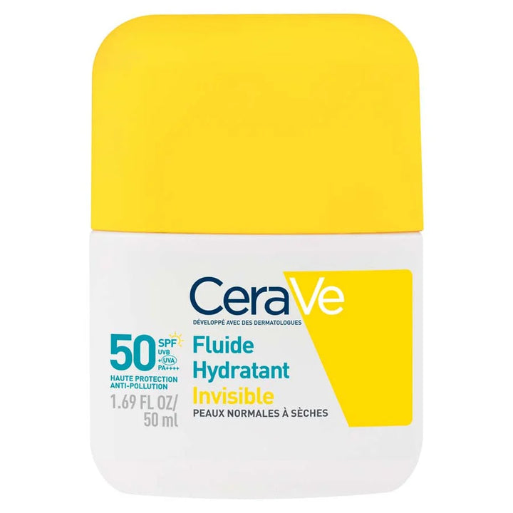 Cerave Invisible Hydrating Fluid Spf 50+ Sunscreen