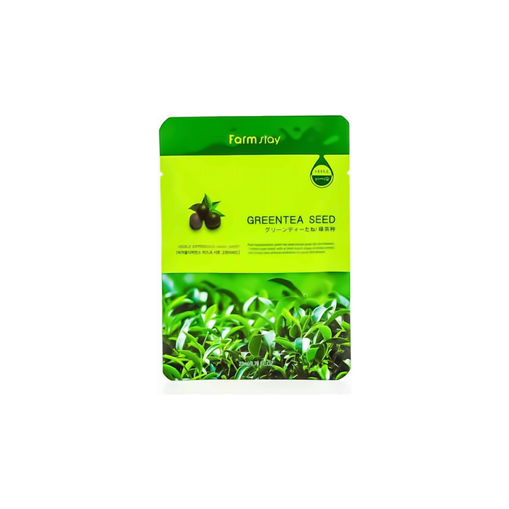 Farmstay Visible Difference Mask Sheet Green Tea Seed