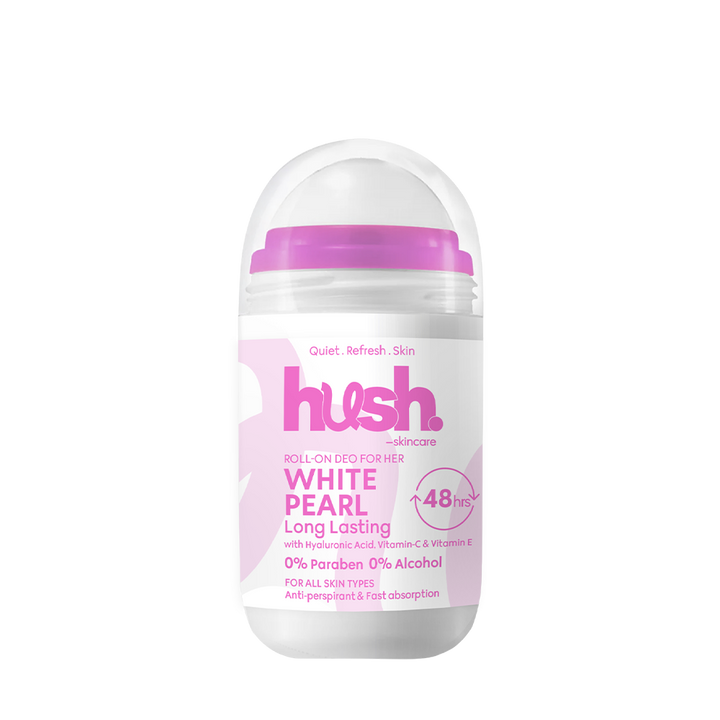 Hush White Pearl For Her Roll On Deodorant