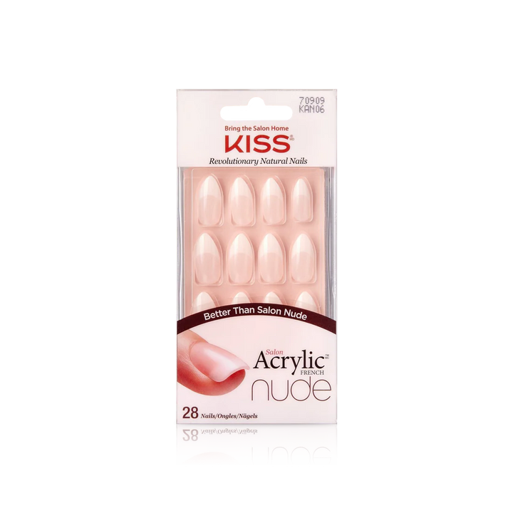 Kiss Acrylic Nude Nails – Kan06