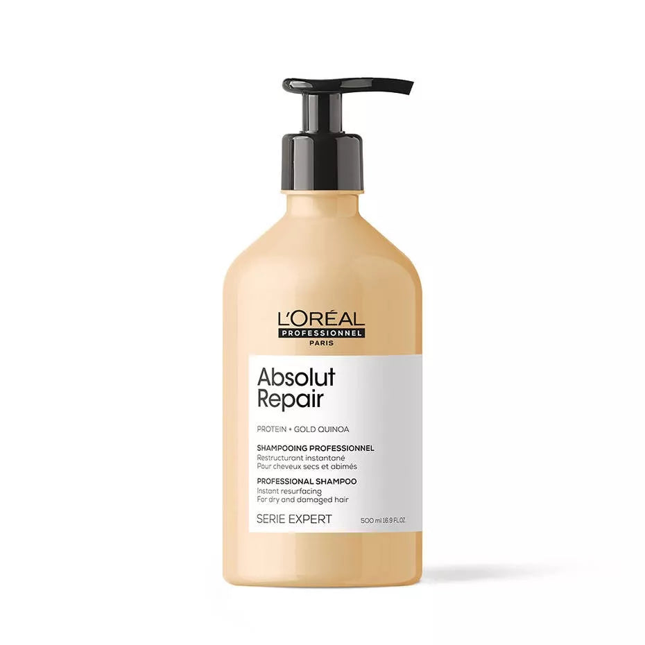 L’Oréal Professionnel – Absolut Repair Protein + Gold Quinoa Shampoo (500 ml)