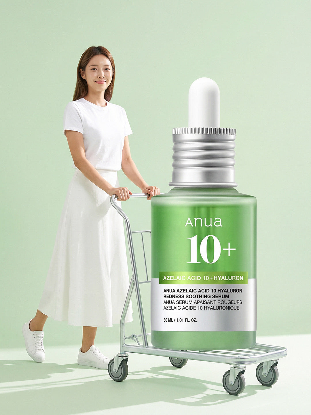 Anua azelaic acid 10 hyaluron redness soothing serum