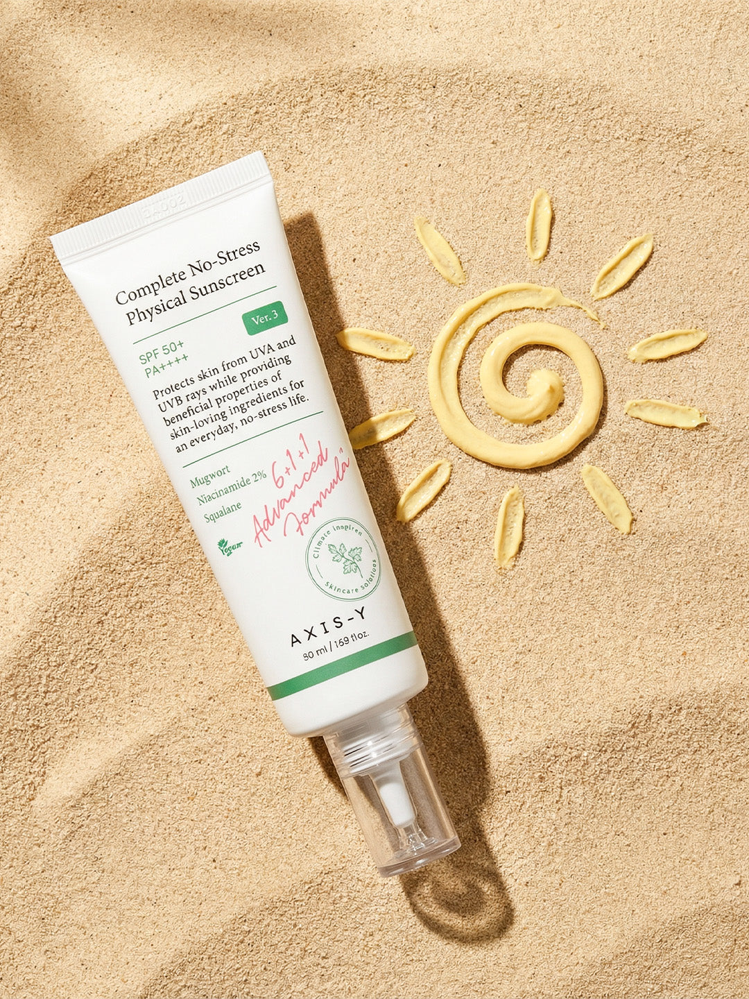 AXIS-Y Complete No-Stress Physical Sunscreen V3 SPF50+