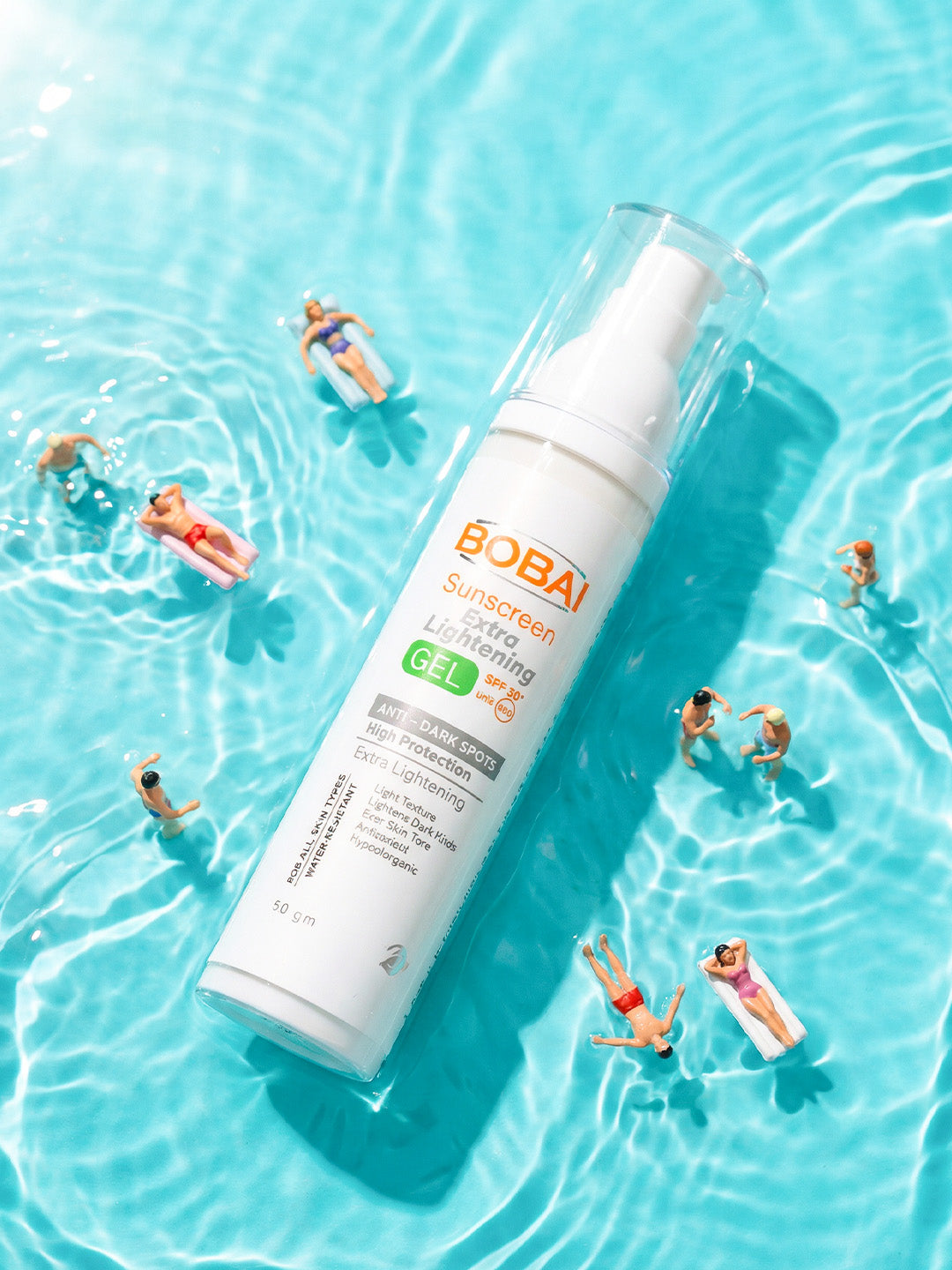 جل واقي الشمس بوباى بعامل حماية من الشمس 50+