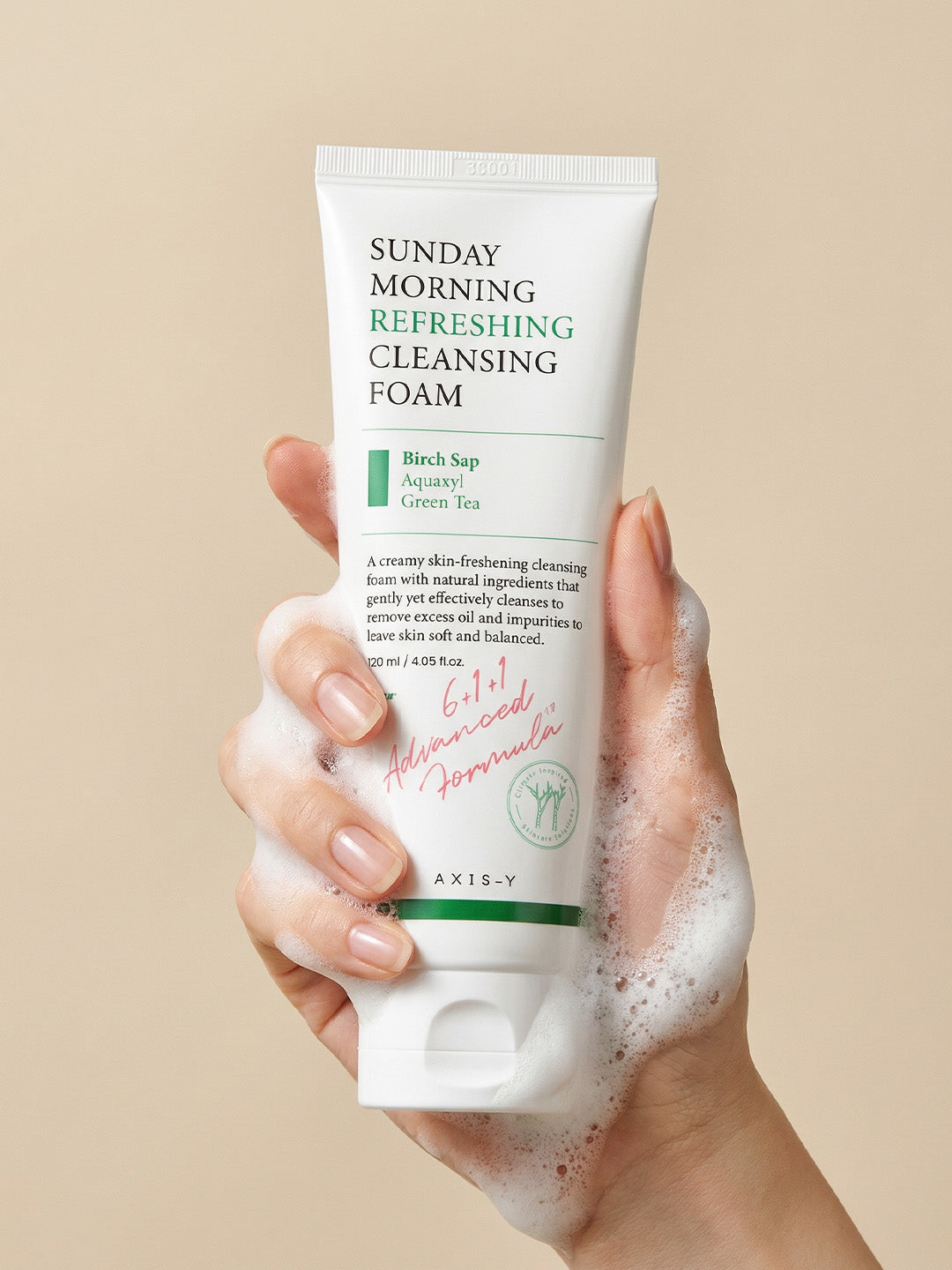 غسول رغوي منعش ومنظف من أكسيس-واي صنداي مورنينج