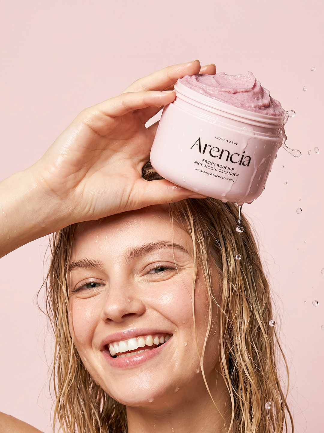 Arencia Fresh Rosehip Rice Mochi Cleanser 120g