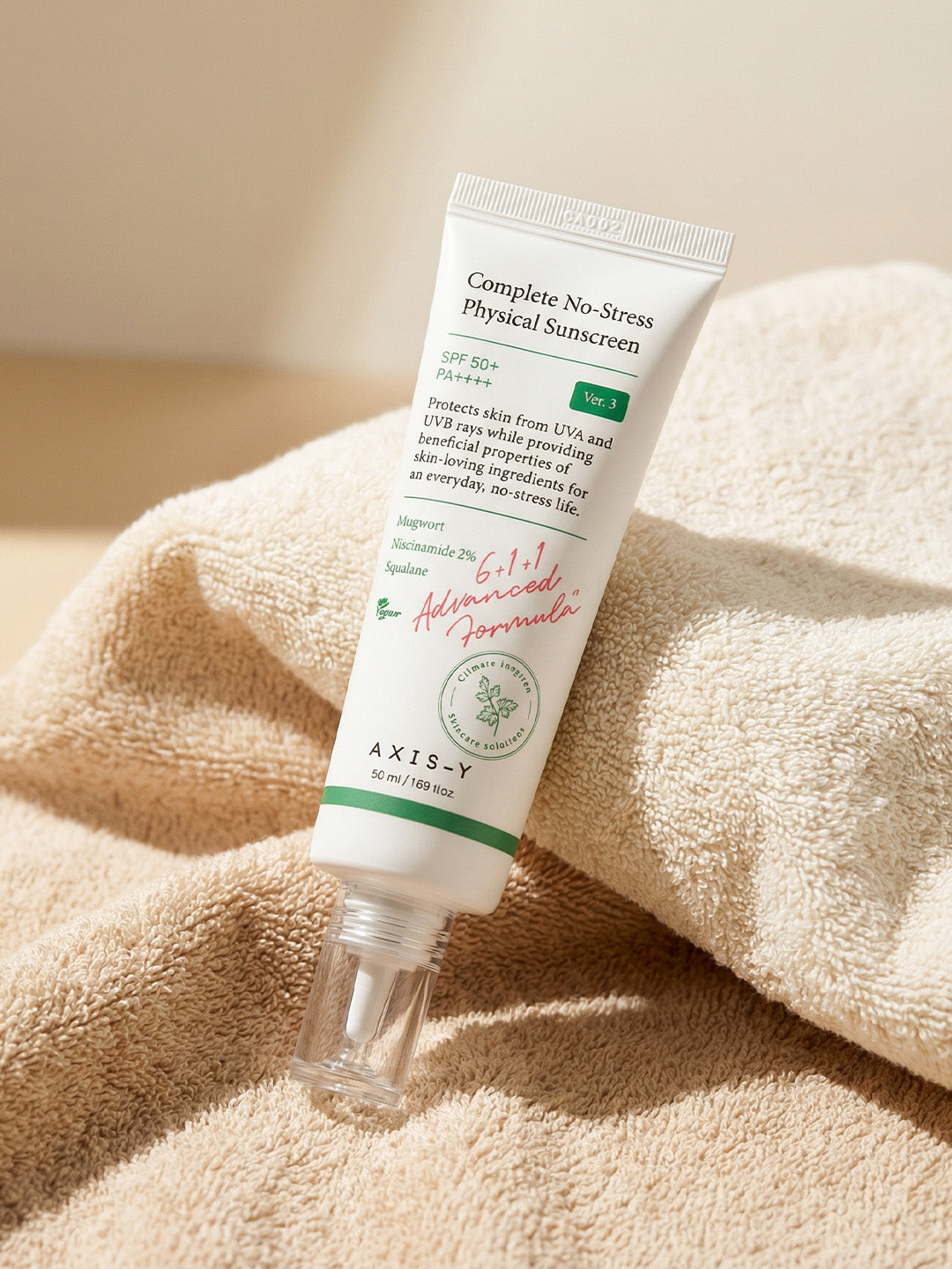 AXIS-Y Complete No-Stress Physical Sunscreen V3 SPF50+