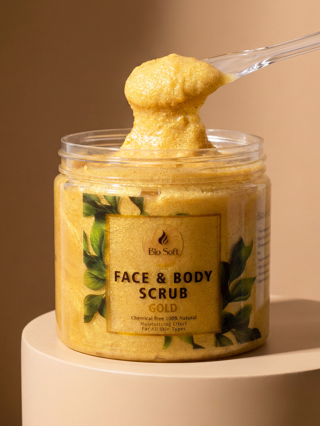 مقشر بيو سوفت الذهبي للوجه والجسم