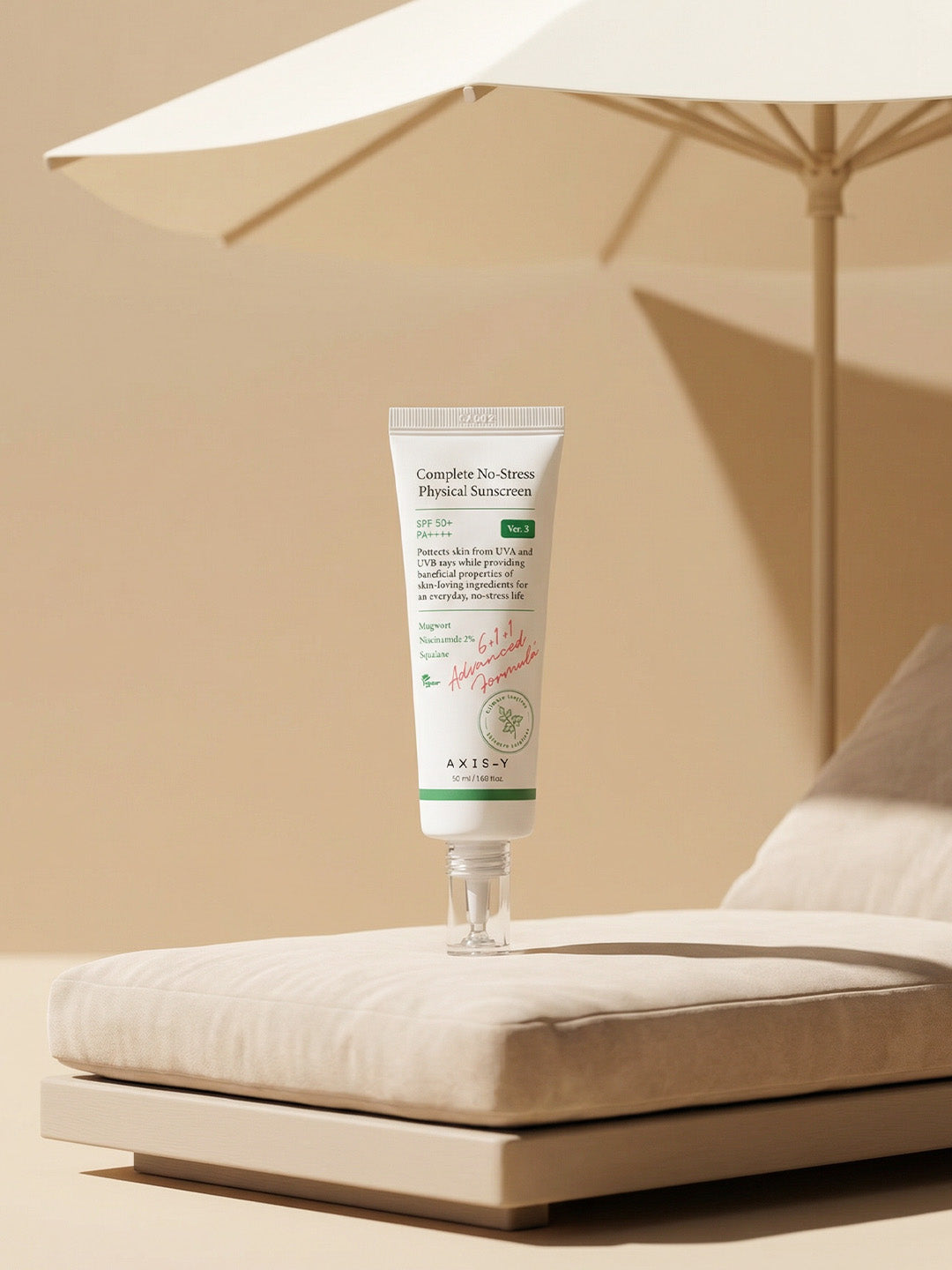 AXIS-Y Complete No-Stress Physical Sunscreen V3 SPF50+