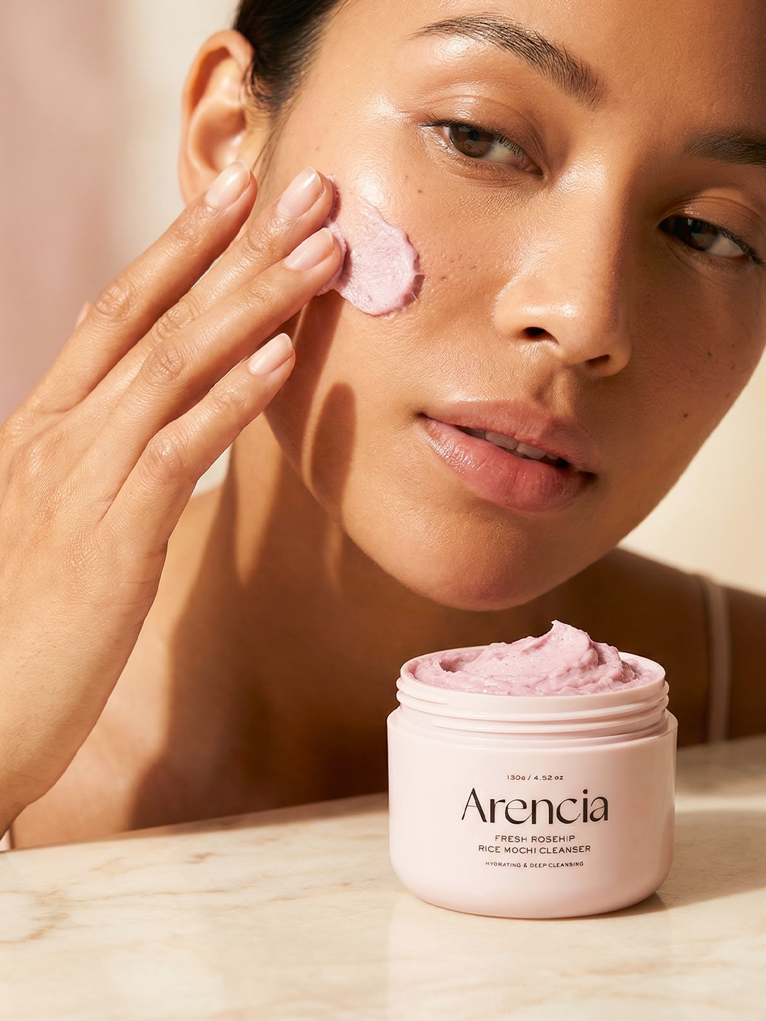 Arencia Fresh Rosehip Rice Mochi Cleanser 120g