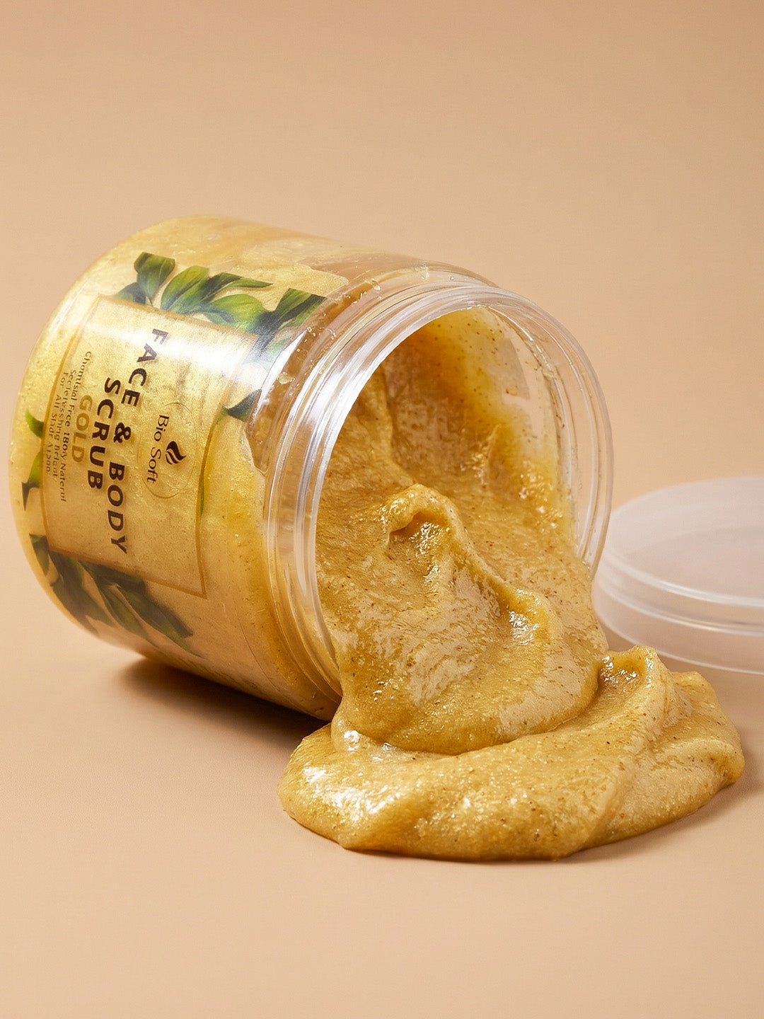 مقشر بيو سوفت الذهبي للوجه والجسم