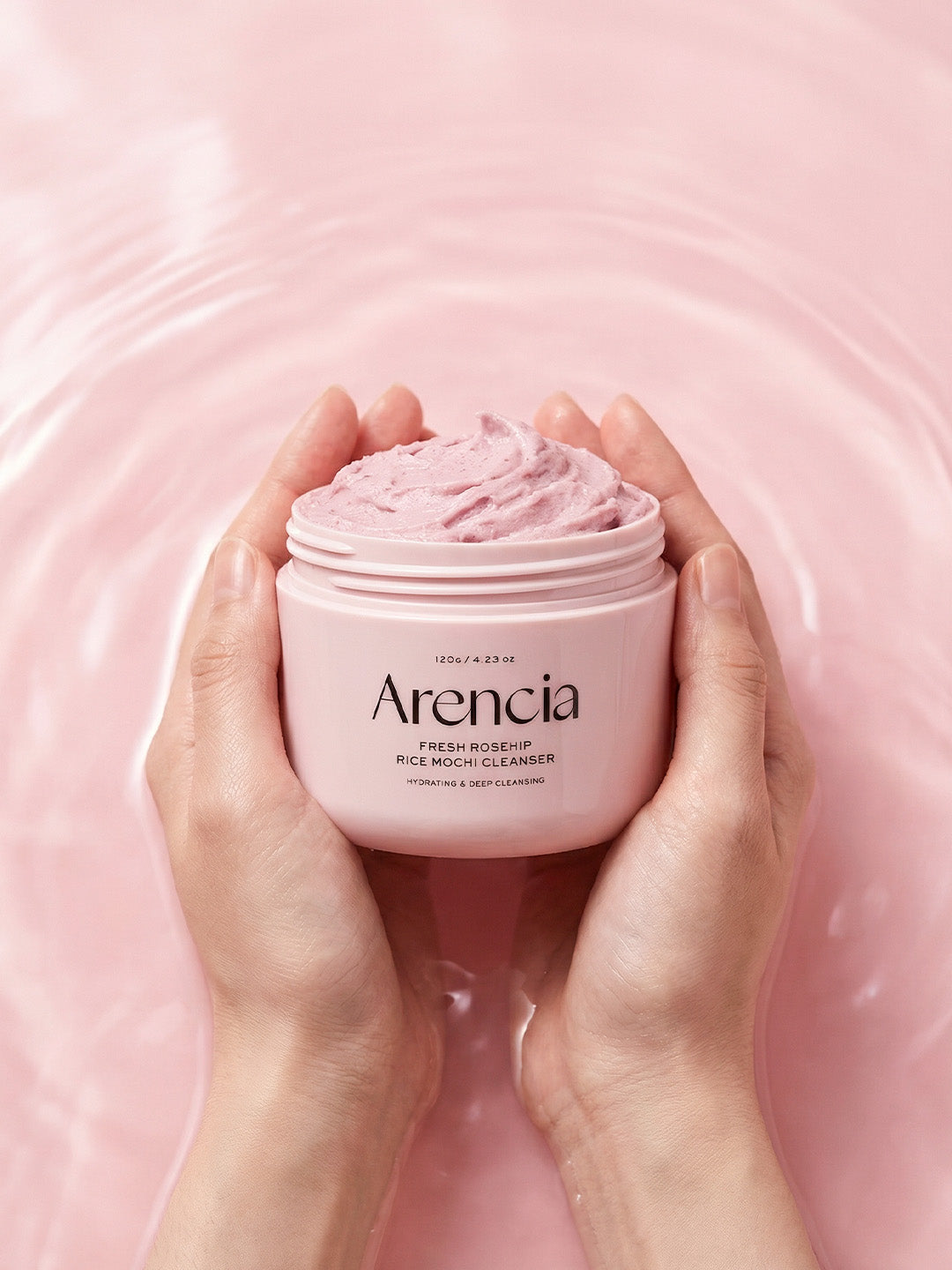 Arencia Fresh Rosehip Rice Mochi Cleanser 120g