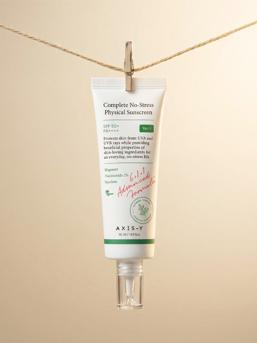 AXIS-Y Complete No-Stress Physical Sunscreen V3 SPF50+