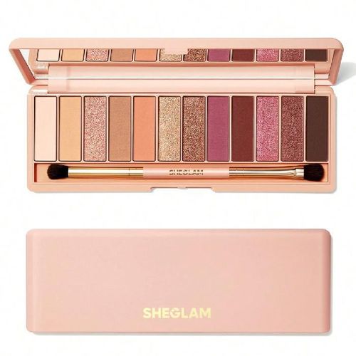 Sheglam Burgundy Palette 12-Color Matte Eyeshadow