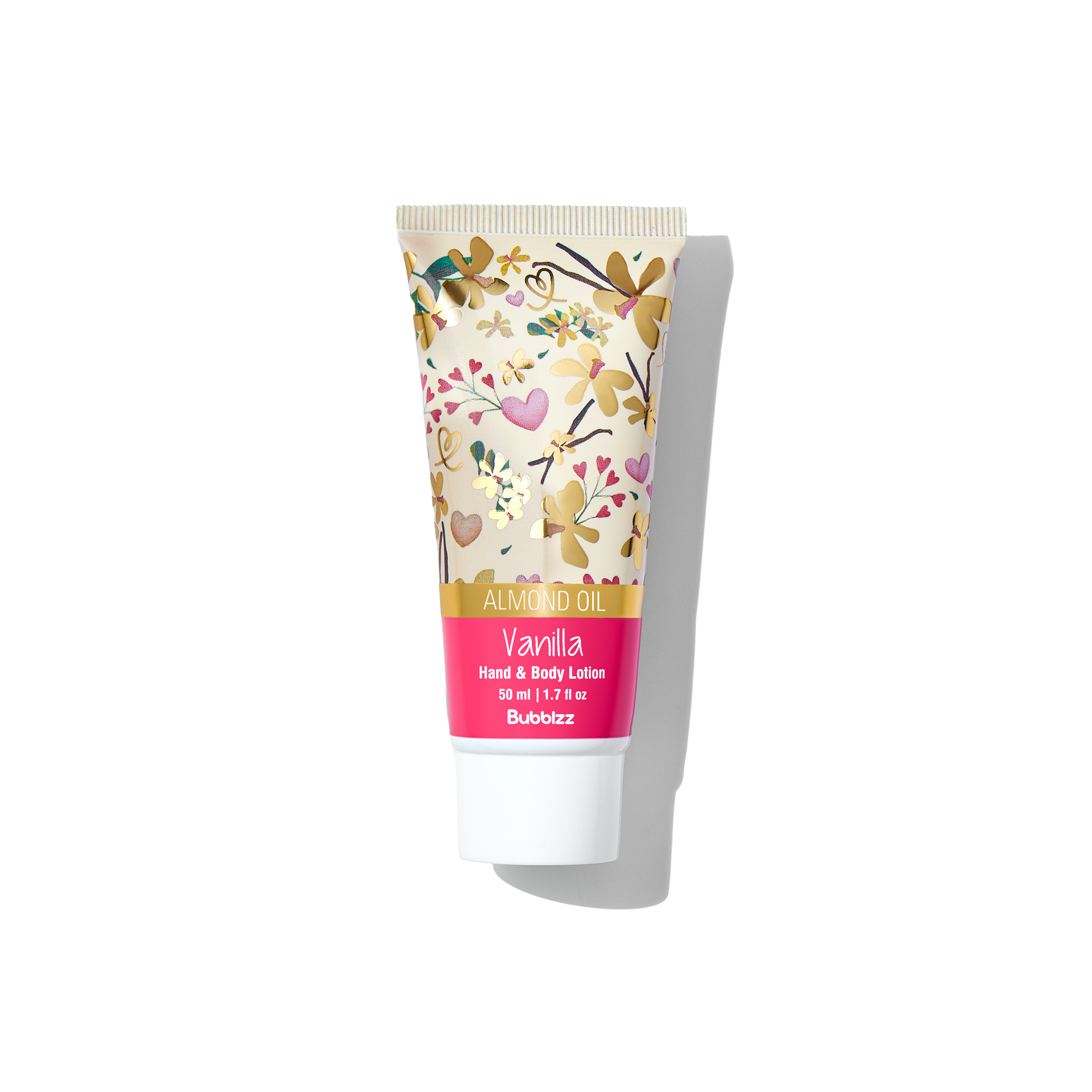 Bubblzz Vanilla Travel Size Hand & Body Lotion 50 ML
