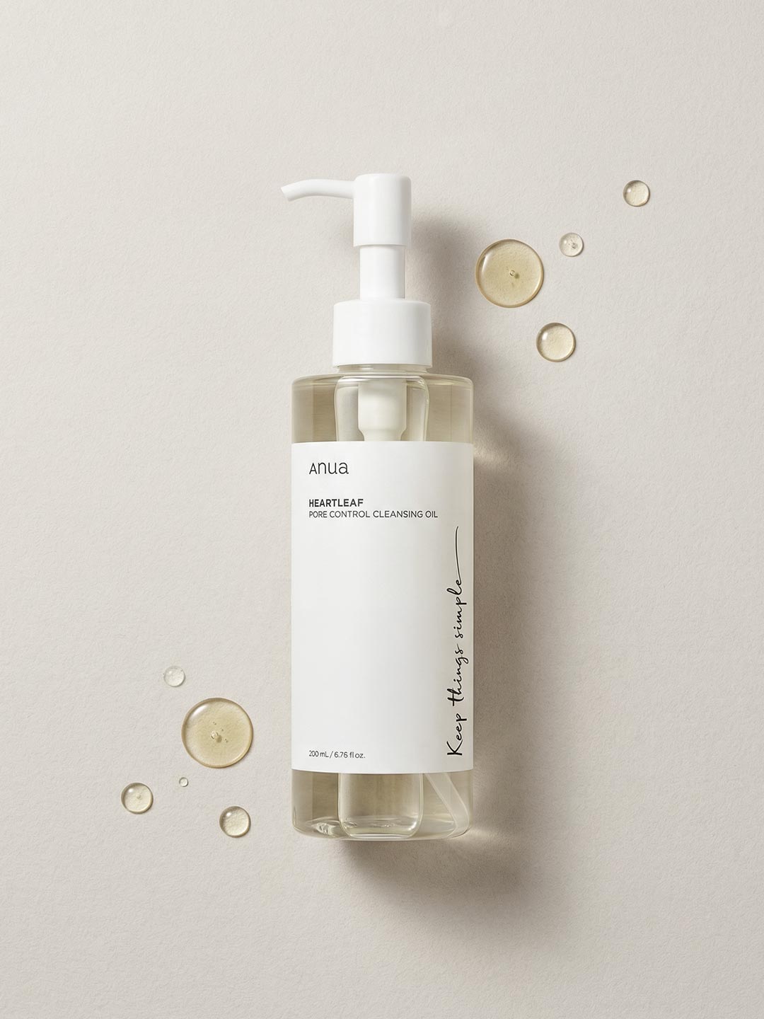 زيت تنظيف المسام بخلاصة أوراق الأنوا هيرليف 