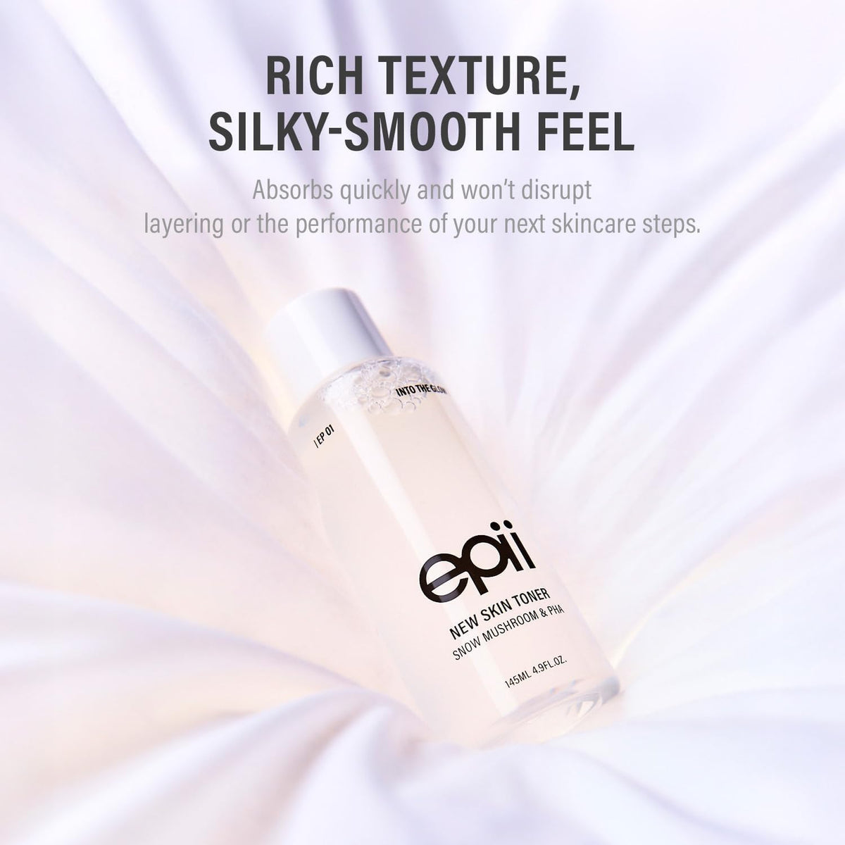 Epii New Skin Toner Snow Mushroom & PHA 145ml