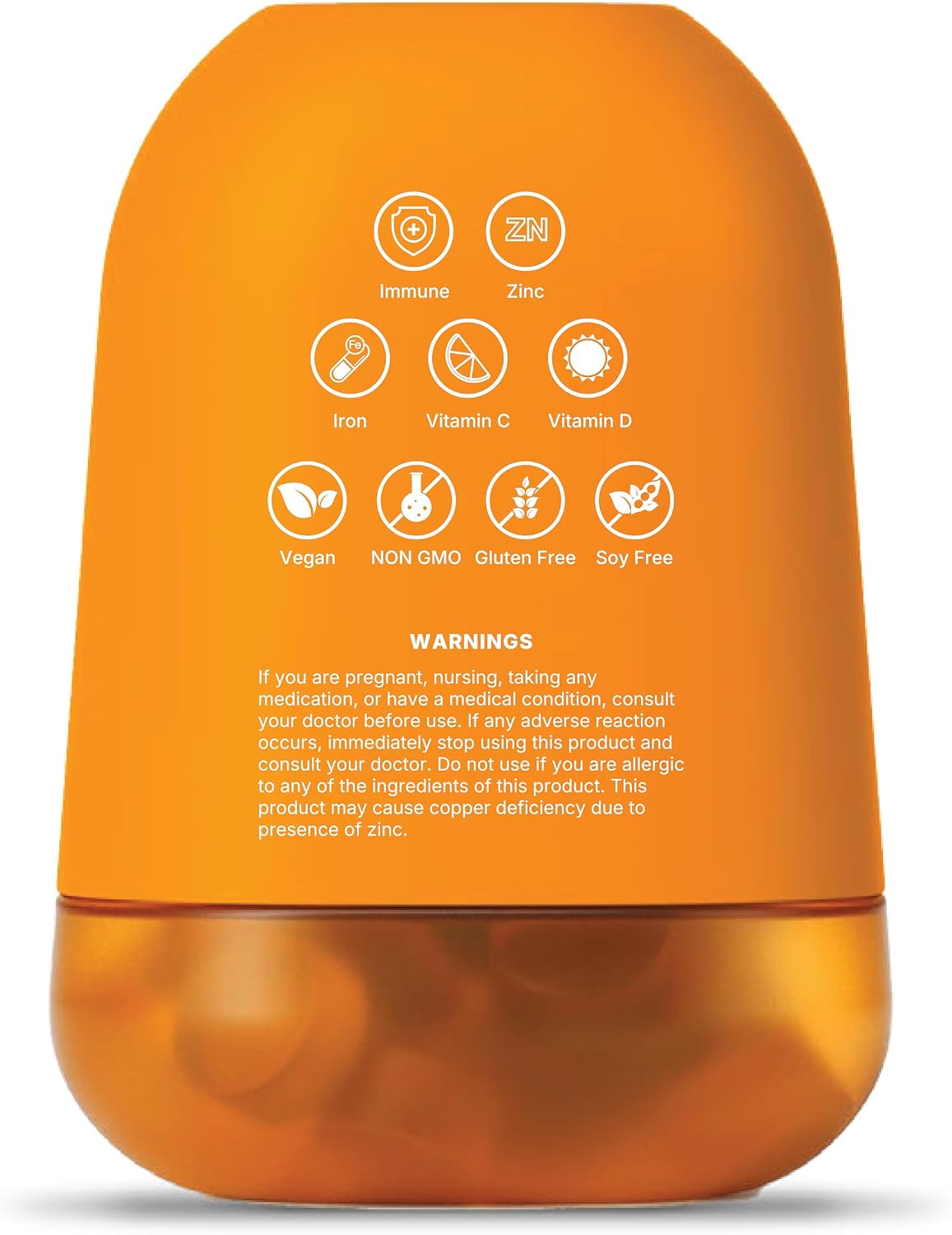 Myvi Immune Dietary Supplement - Orange Flavor (60 Pieces)
