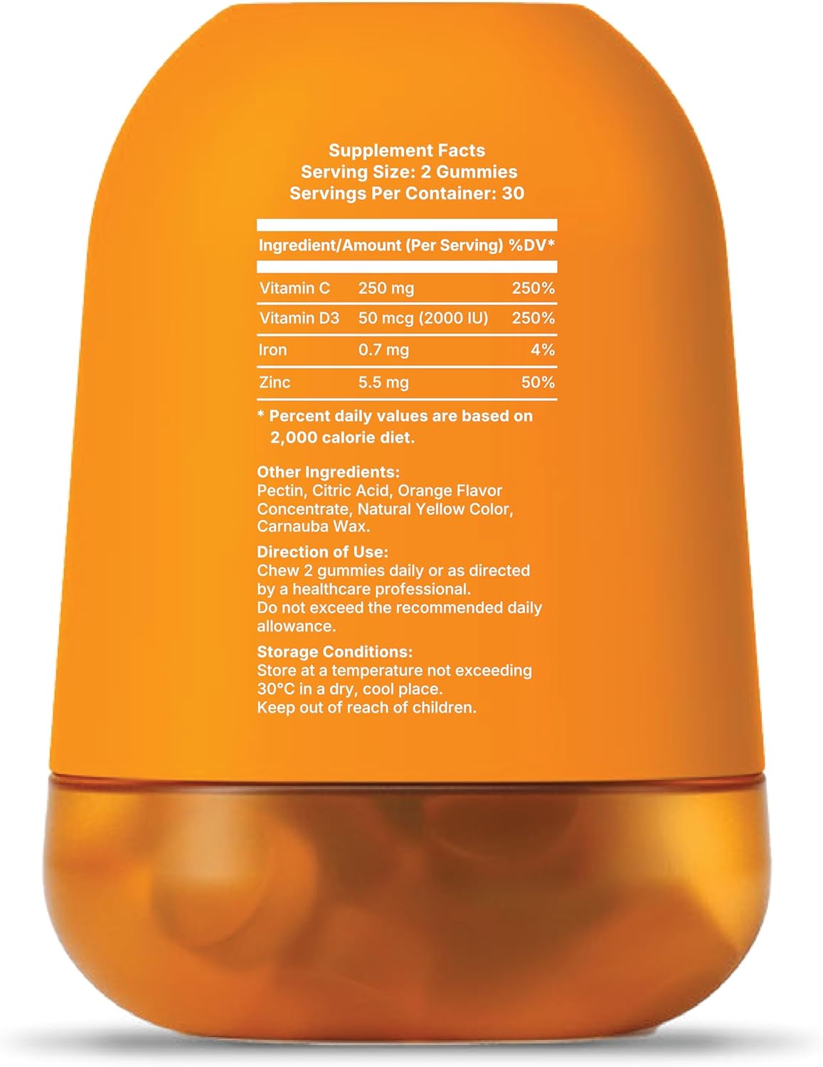 Myvi Immune Dietary Supplement - Orange Flavor (60 Pieces)