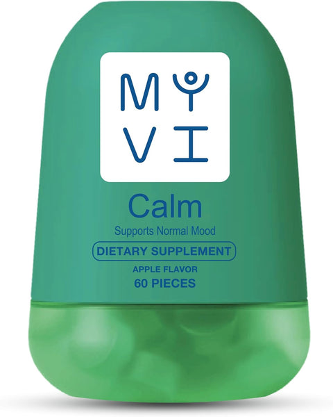 Myvi Calm Dietary Supplement - Apple Flavor (60 Pieces)