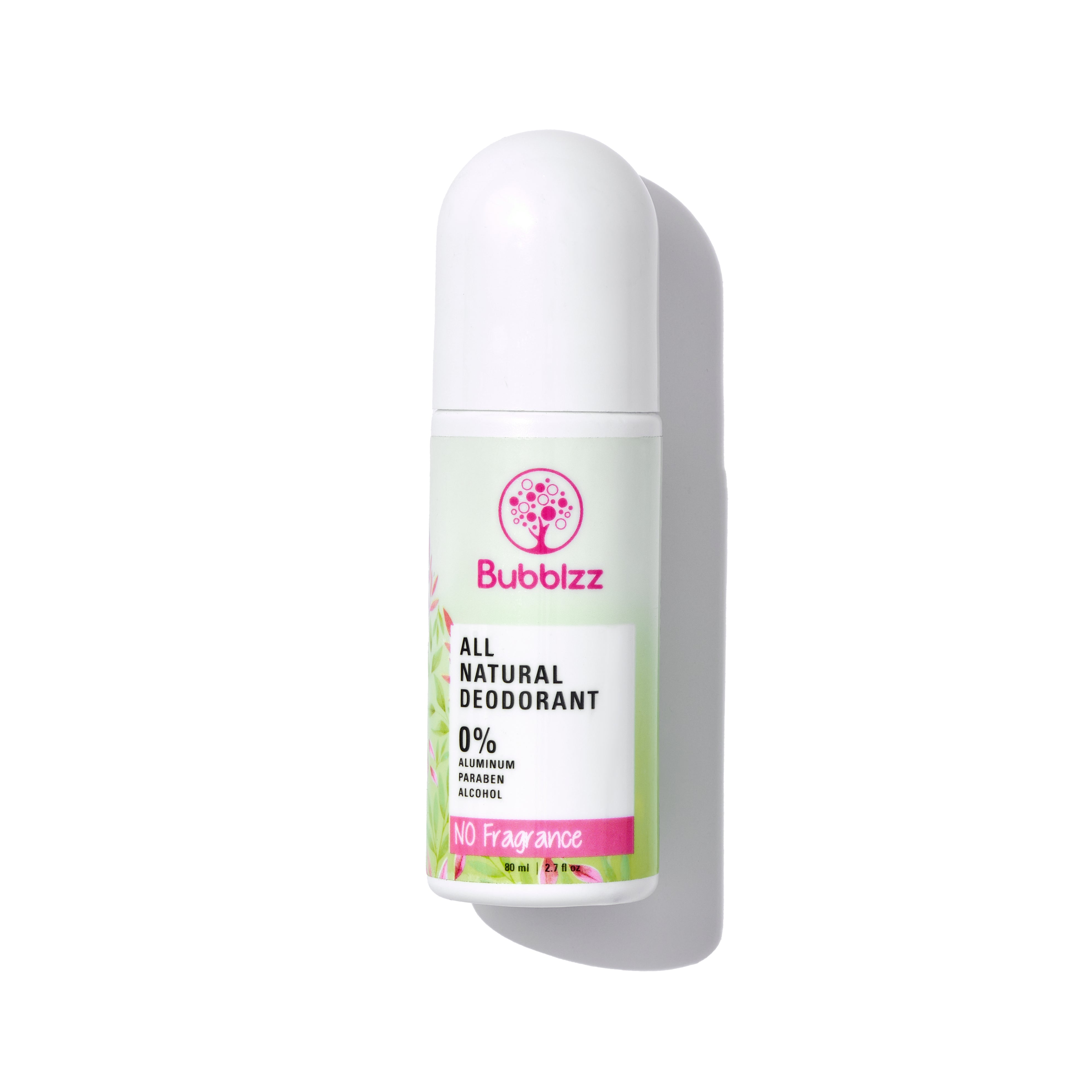 Bubblzz No Fragrance Natural Deodorant
