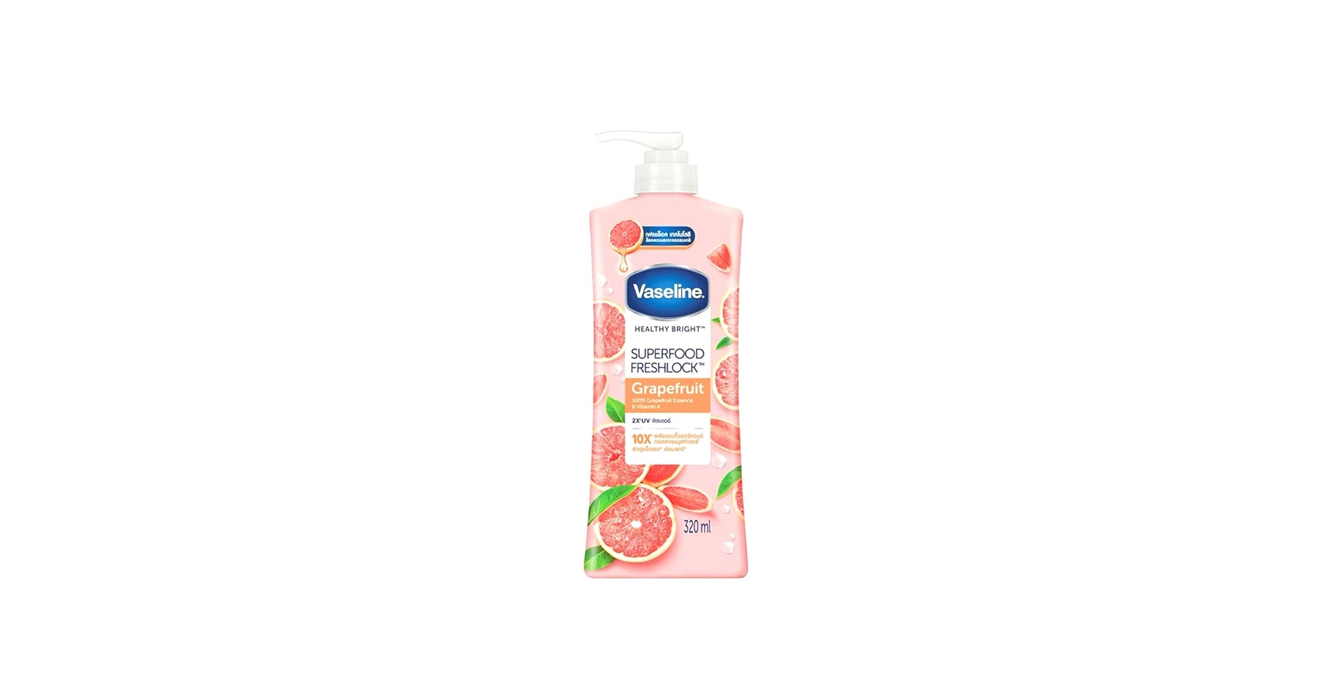 Vaseline Lotion TH-W-Superfood Grapefruit (PUMP) 320 ML