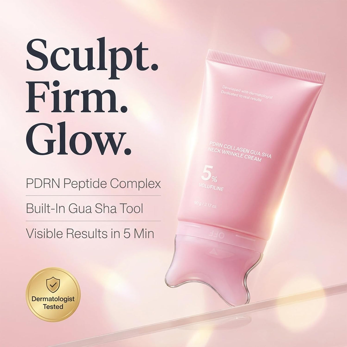 Medicube PDRN Collagen Gua Sha Neck Wrinkle Cream
