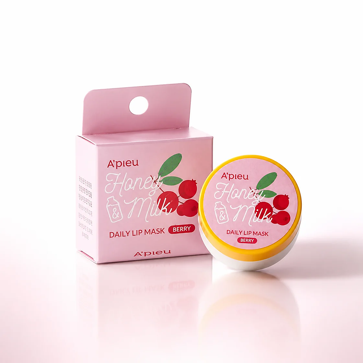 A’PIEU - Honey Milk Daily Lip Mask (Berry) 1
