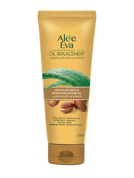 Aloe Eva Strengthening Hair Oil Replacement With Aloe Vera & Moroccan Argan Oil 250 Ml