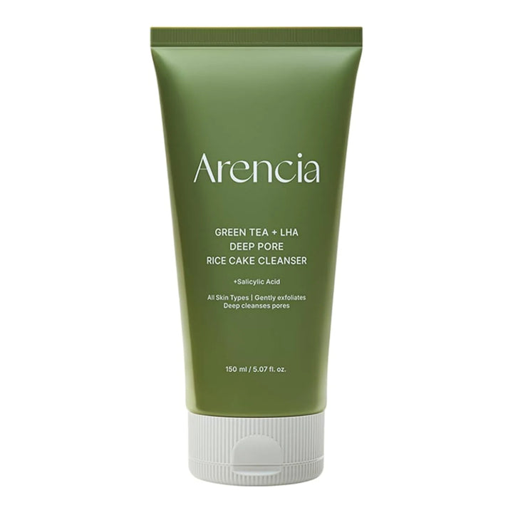 Arencia Green Tea + Lha Deep Pore Rice Cake Cleanser 150g