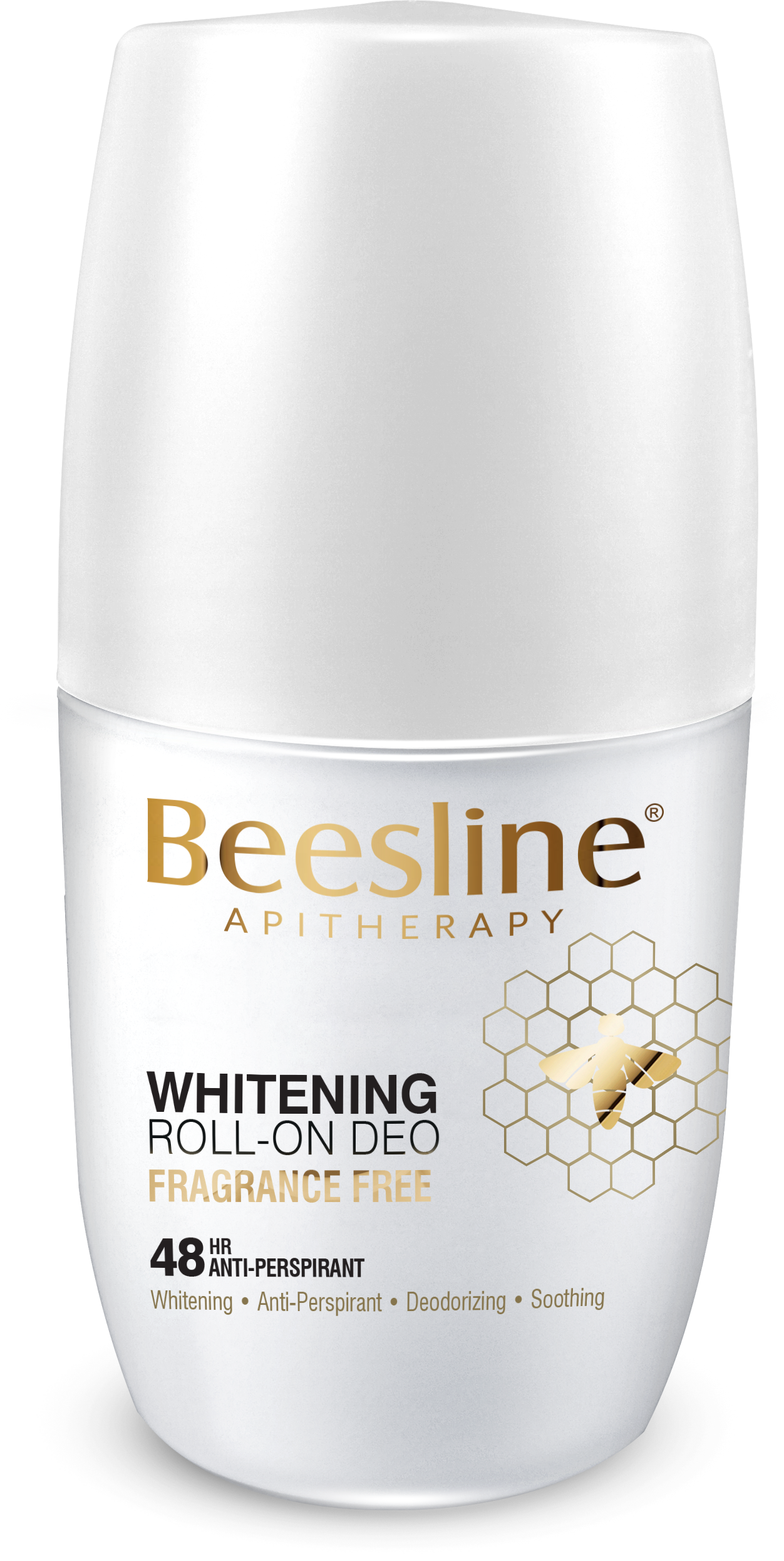 Beesline Whitening Roll On Deodorant - Fragrance Free 50ML