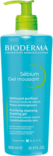 Bioderma Sebium Gel Moussant – Pump – 500 ml