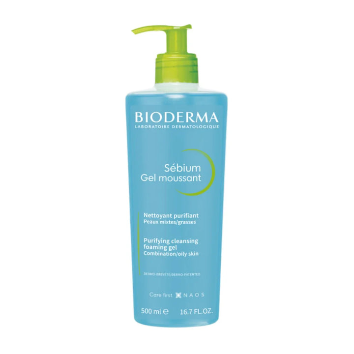 Bioderma Sebium Gel Moussant – Pump – 500 Ml - Pump, 200ml