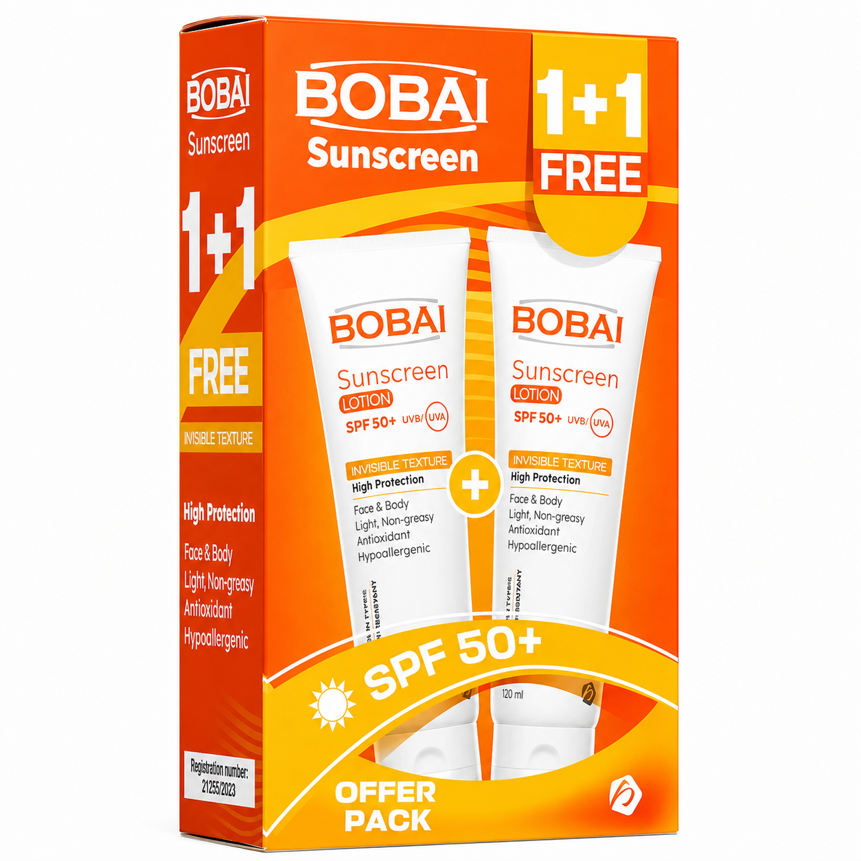 Bobai Sunscreen Spf50+ Lotion Bundle