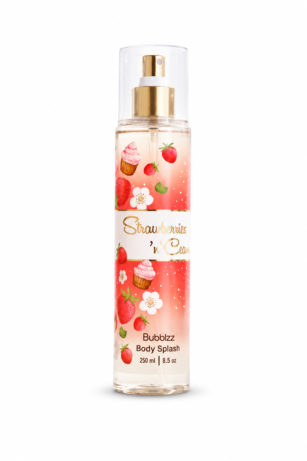 Bubblzz Strawberries N Cream Body Splash