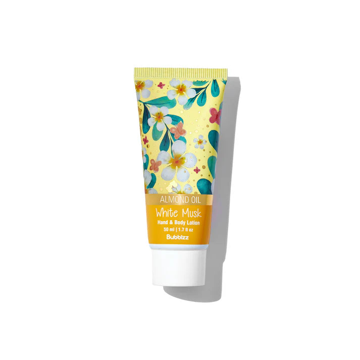 Bubblzz White Musk Travel Size Hand & Body Lotion 50 ML