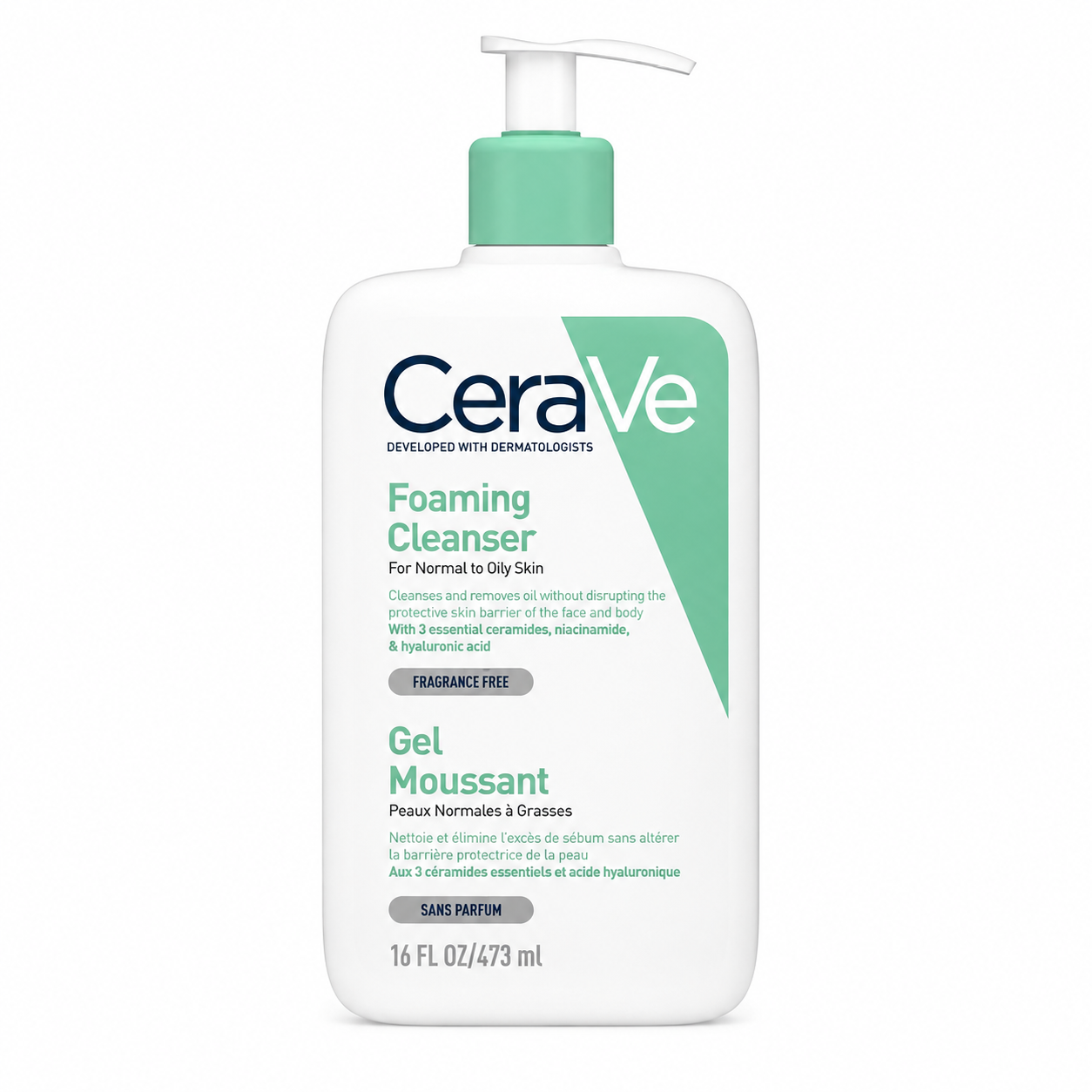 Cerave Foaming Cleanser For Normal To Oily Skin