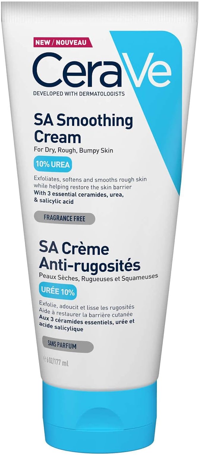Cerave SA Smoothing Cream Moisturizer for Dry, Rough & Bumpy Skin 177ml