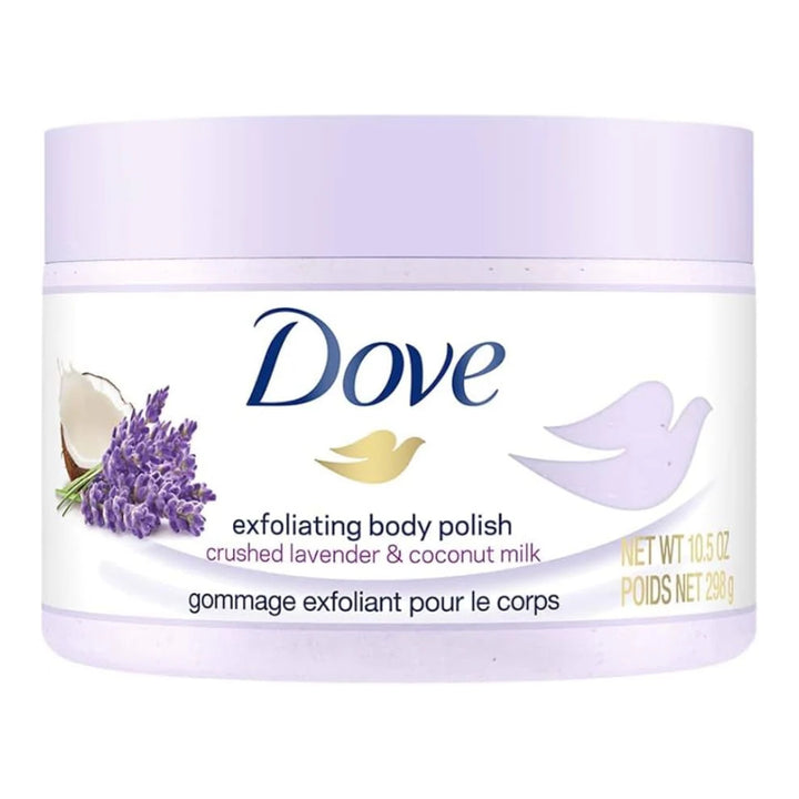 Dove Exfoliating Body Polish Crushed Lavender & Coconut Milk 298g