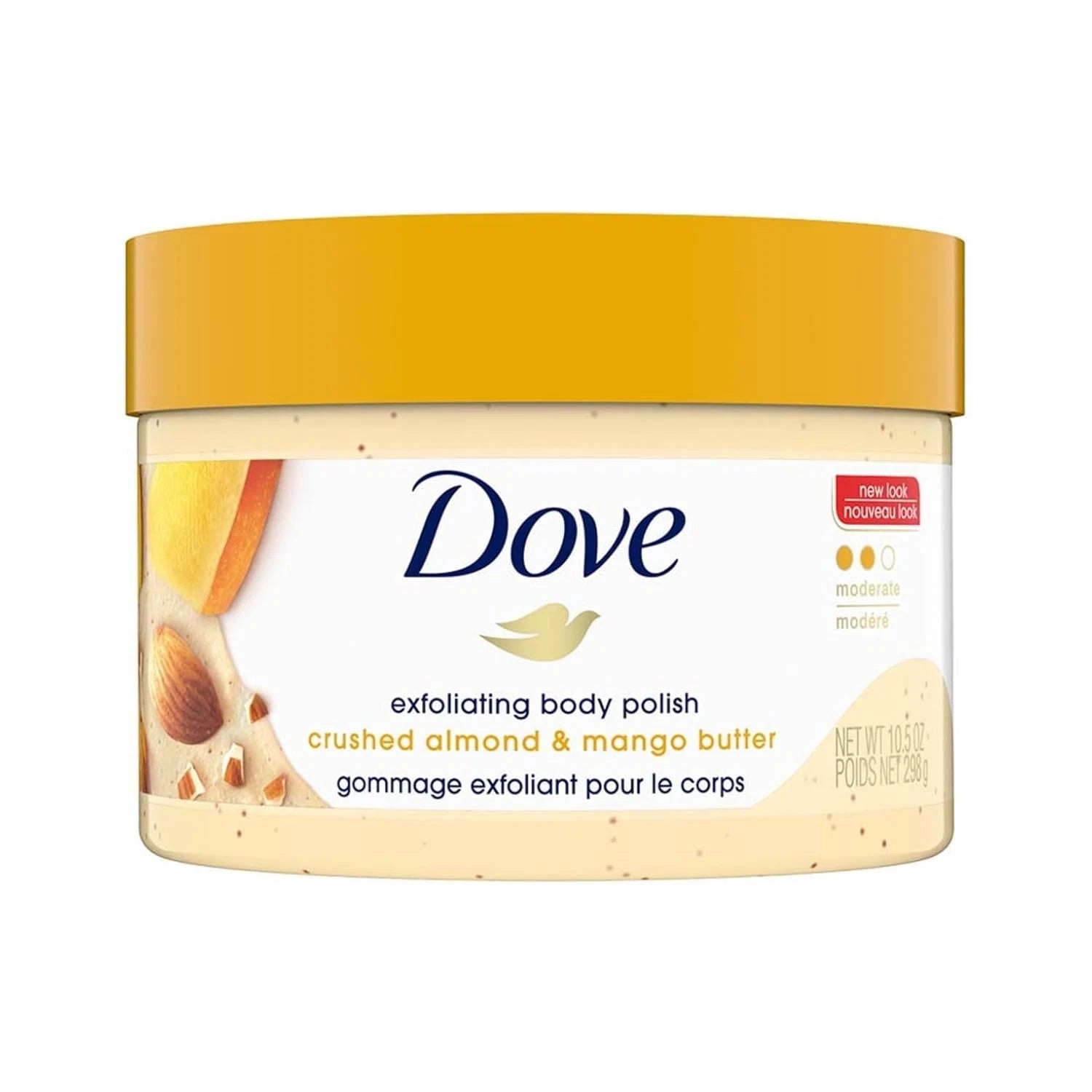 Dove Body Polish Scrub Almond & Mango 298G