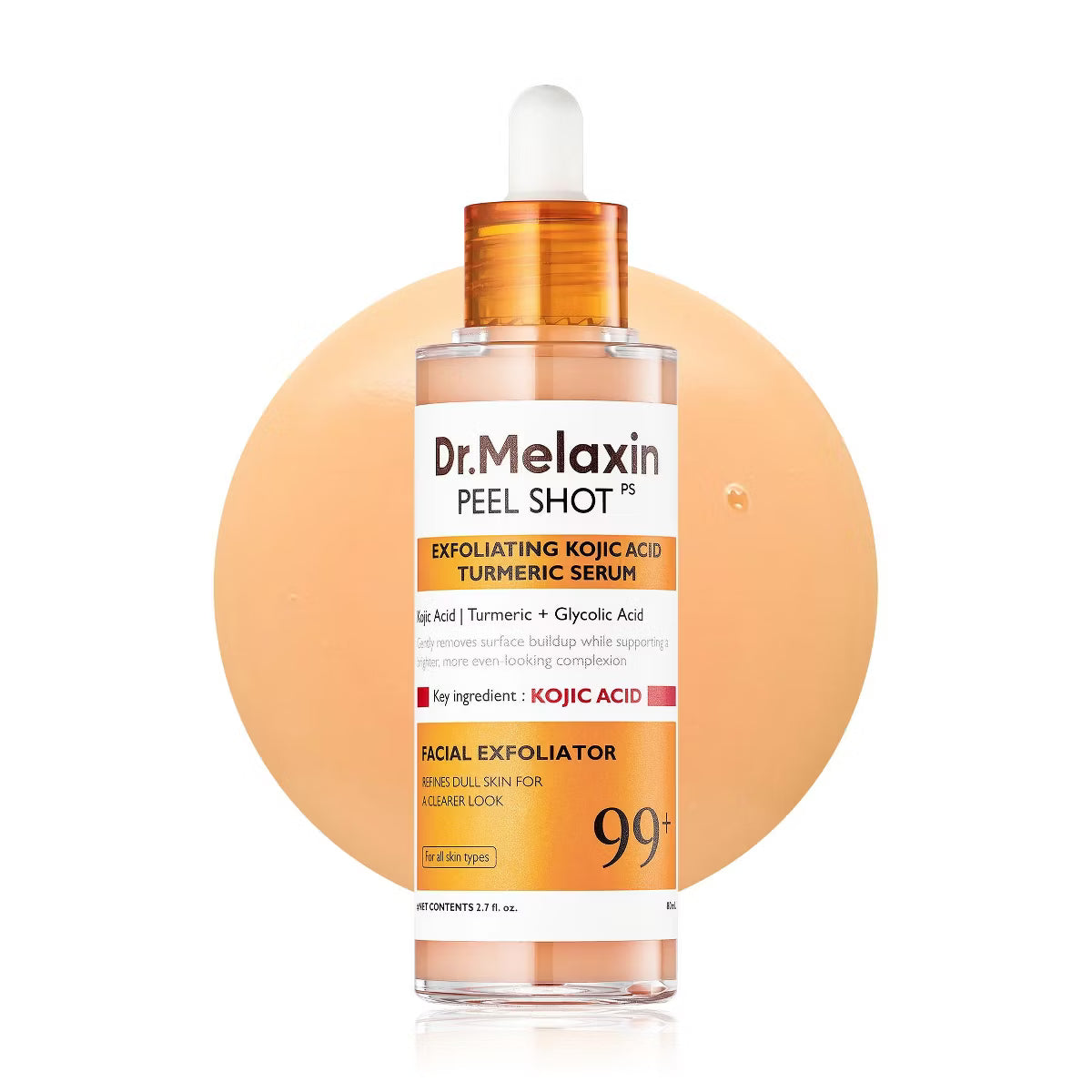 Dr.Melaxin PEEL SHOT EXFOLIATING KOJIC ACID TURMERIC SERUM 80ml