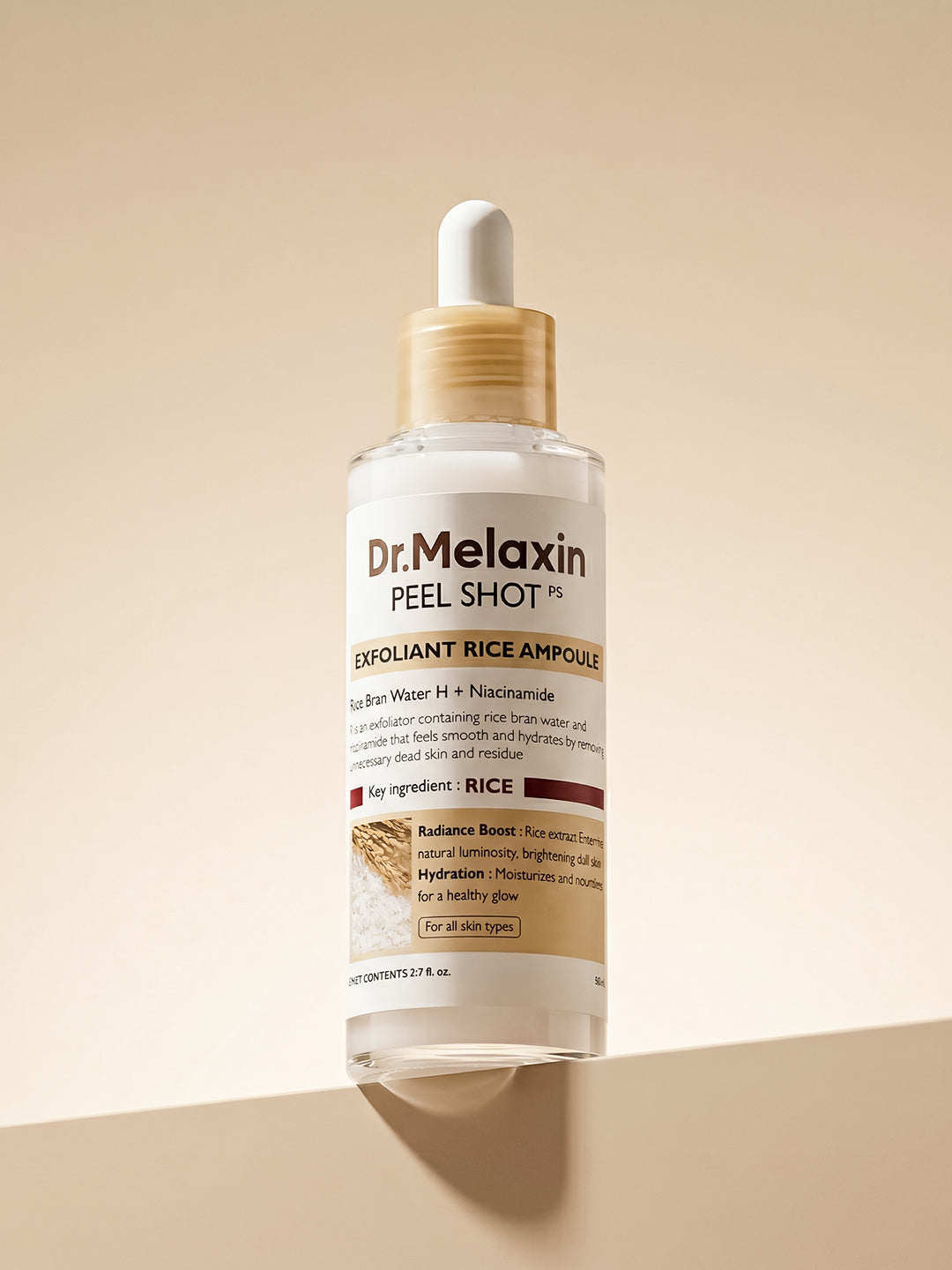 Dr.Melaxin Peel Shot Exfolating White Rice Ampoule 80ml
