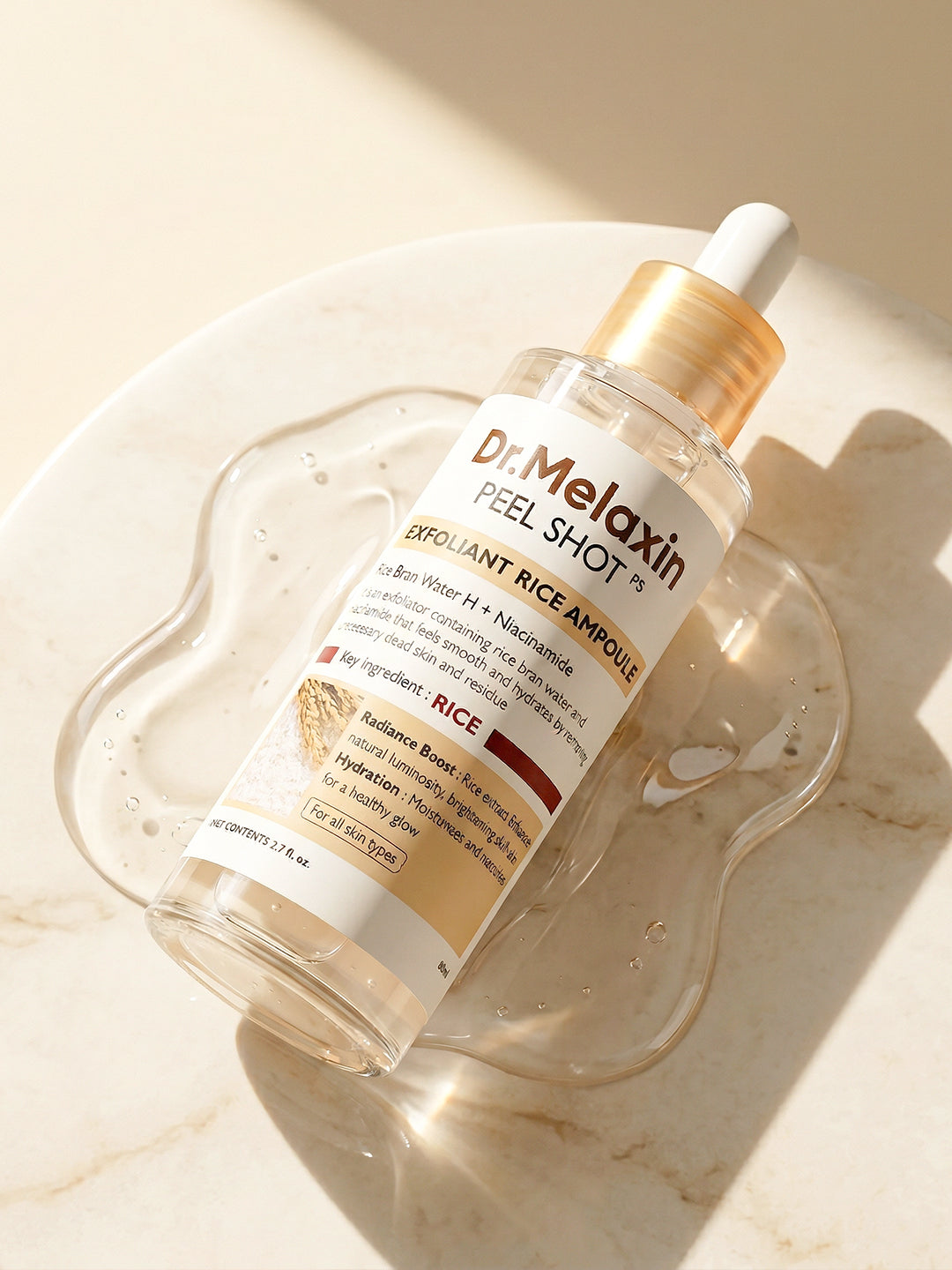 Dr.Melaxin Peel Shot Exfolating White Rice Ampoule 80ml