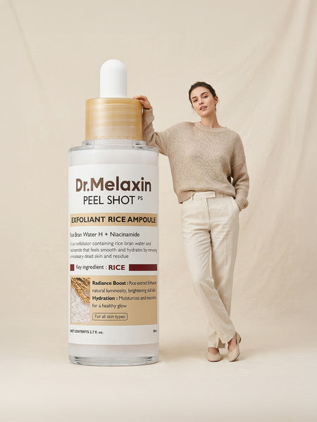 Dr.melaxin Peel Shot Exfolating White Rice Ampoule 80ml