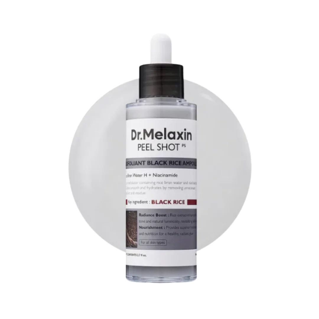Dr. Melaxin Peel Shot Exfoliating Black Rice Ampoule 80ml