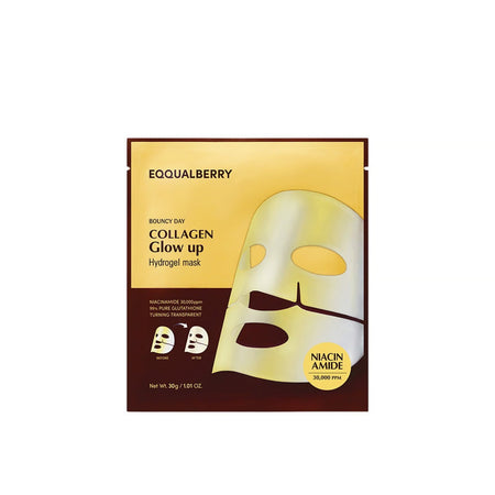 Eqqualberry Collagen Glow Up Hydrogel Mask [4ea|30g/-]