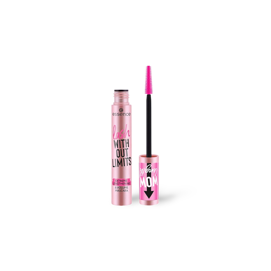 Essence Lash Without Limits Mascara Extreme Lengthening and Volume Formula Delivers Defined Lashes With Deep Intensity Ultra Black