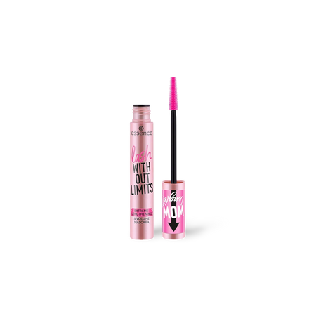 Essence Lash Without Limits Mascara Extreme Lengthening And Volume Formula Delivers Defined Lashes With Deep Intensity Ultra Black
