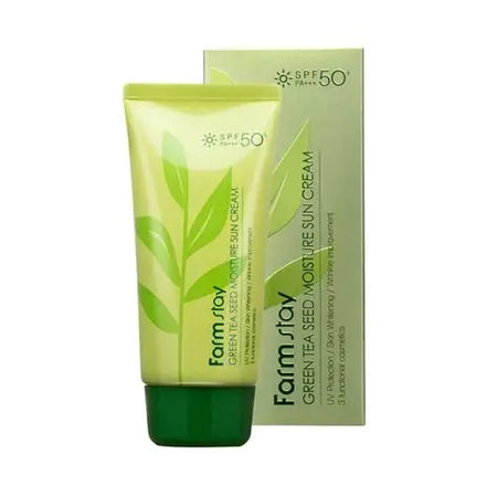 Farmstay Green Tea Seed Moisture Sun Cream Spf50+